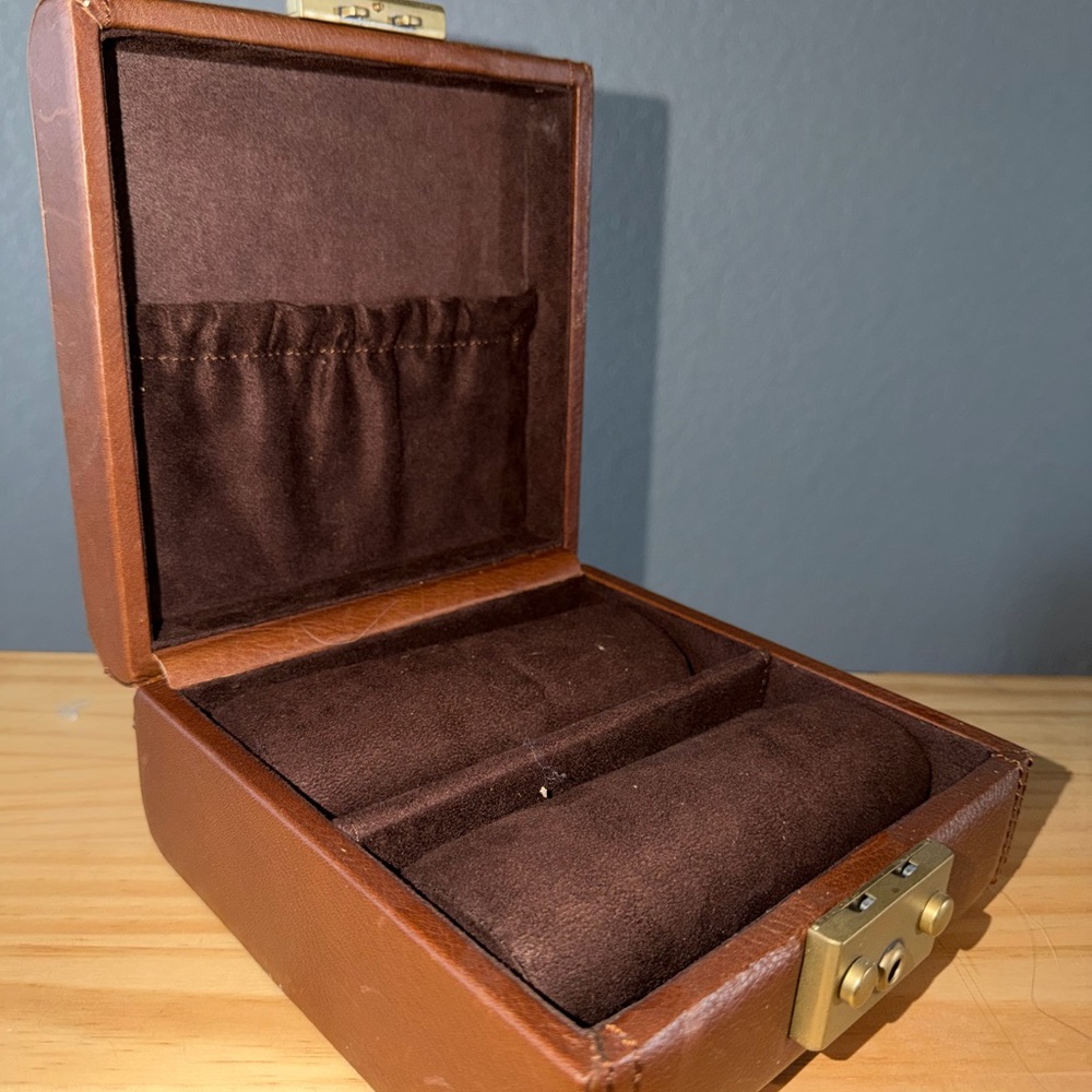 Brown Leather Watch Box